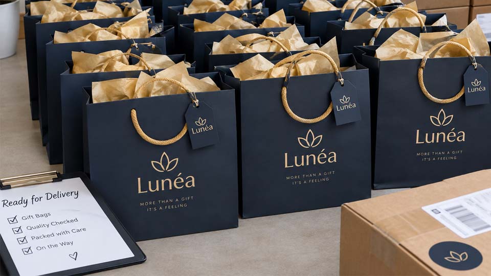 Cadeau employés prêt pour livraison